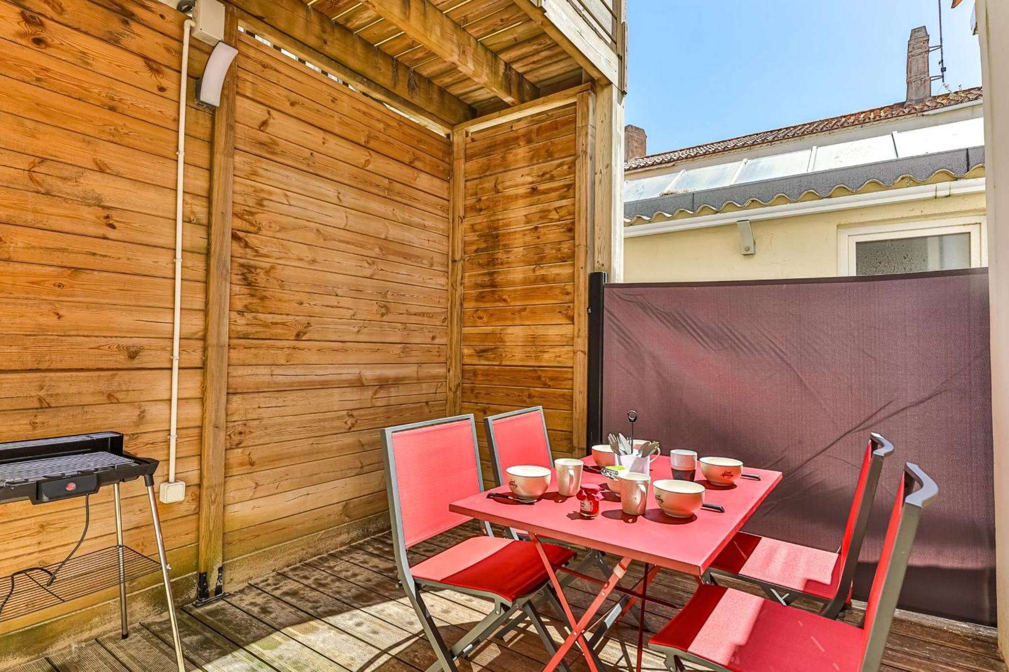 Le Remblai - 50M De La Plage - Terrasse Сен-Жан-де-Мон Экстерьер фото